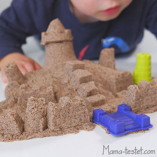kinetischer sand test, test kinetischer sand