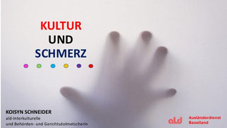 Koisyn Schner: Weiterbildung "Kultur und Schmerz"