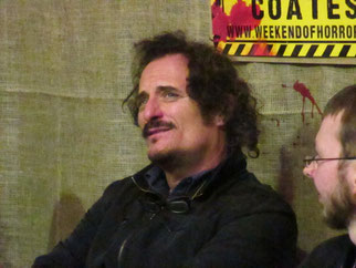 Kim Coates ("Sons of Anarchy') at his signing table at Weekend of Horrors 2014