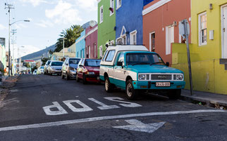 Street scene in Bo-Kaap, Capetown, South Africa
