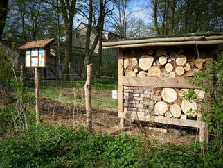 Wildbienenhotel an der Ravensteiner Mühle