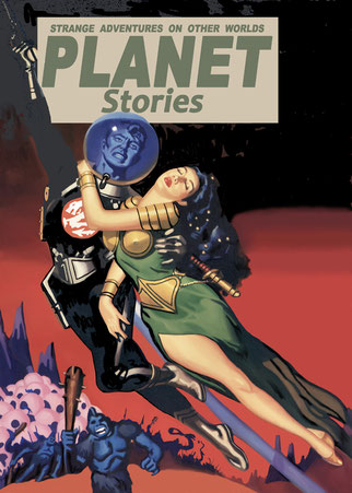 Ilustración Sci fi - Planet Stories -Heroe espacial - DECAPÉ arte digital