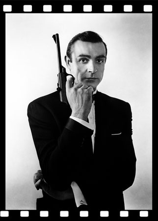 Fotografía  Sean Connery  James Bond 007   Ilustraciones y fotografías de artistas de cine