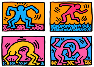 Ilustración Pop   Sin titulo    Keith Haring   DECAPÉ arte digital