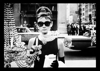 Fotografía  Audrey Hepburn   Desayuno en Tiffany  Ilustraciones y fotografías de artistas de cine