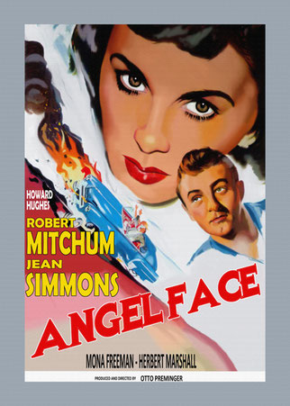 Ilustración Cine clásico "Angel Face" DECAPÉ arte digital