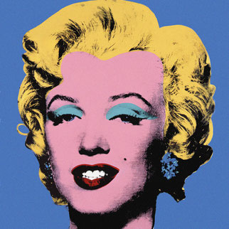 Ilustración Pop  Marilyn  Andy Warhol  DECAPÉ arte digital