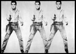 PopArt, Ilustración, Elvis   Andy Warhol, DECAPÉ arte digital
