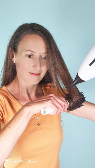 tangle teezer blow styling test, Rundbürste Kunststoff