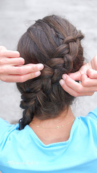 haare flechten am kopf anleitung