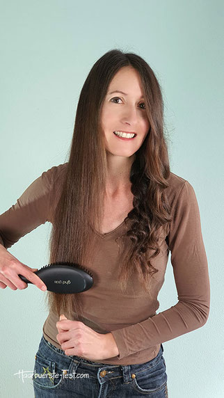 ghd hot brush test, ghd glide hot brush erfahrung, GHD Glide Ergebnis