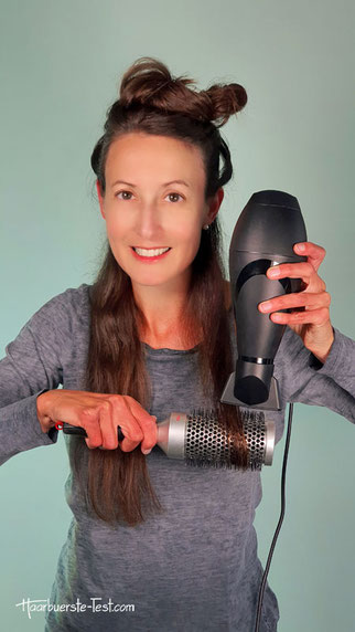 Haare glatt föhnen mit Rundbürste: Anwendung, Tipps und Tricks! ................ - Praxis Tests!