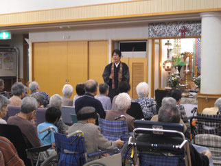 彼岸法話会の様子２