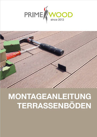 Terrassenböden Montage WPC Holzimitat