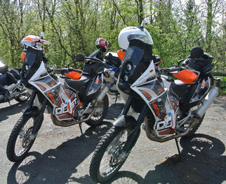 Die 690-Adventure-Zwillinge von KTM Basel