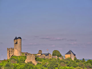Burg Greifenstein im Spätsommer