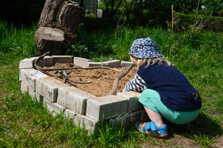 Sandarium der Kindergruppe ©privat