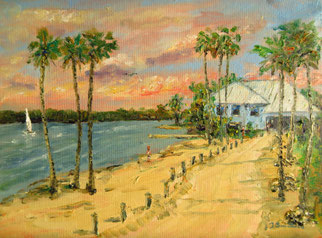 Causeway Park/Ft.Pierce/, Oil, 9x12, $300