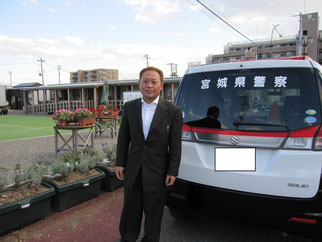 先導頂き,仮設住宅へ