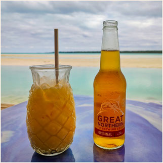im 'Blue Lagoon Restaurant & Bar', Aitutaki, Aitotaki Lagune, Südsee, Südseeinsel, Cook Inseln, Cook Islands