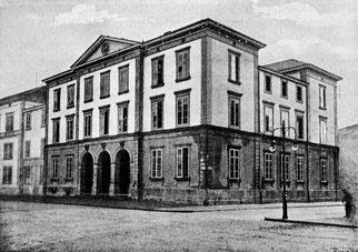Das 1863 eingeweihte Mädchenschulhaus und spätere Progymnasium (Dufour-West)