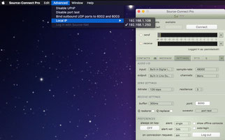 Advanced selezione IP in SourceConnect