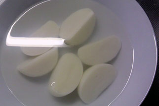 電子レンジに入れる前