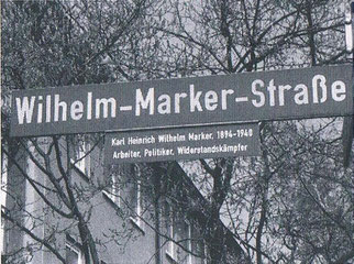 Die Wilhelm-Marker-Straße in Niederzwehren östlich der Lukaskirche