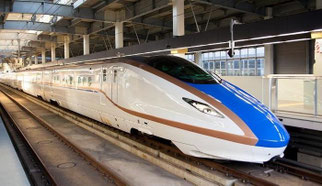 Hokuriku Shinkansen connecting Toyama and Kanazawa, making Toyama an easy day trip destination