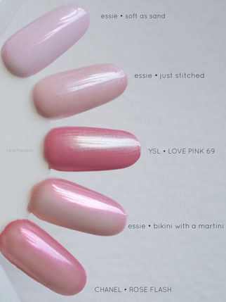 Vergleich / comparison YSL LOVE PINK 69 Boho Stones Collection Spring 2016