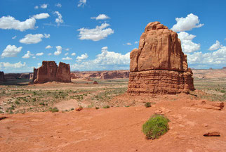 Felsformation in Utah bei der Mietwagenreise Utah und Arizona