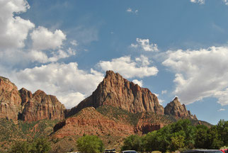 felsformation im Zion bei der mietwagenreise usa westen