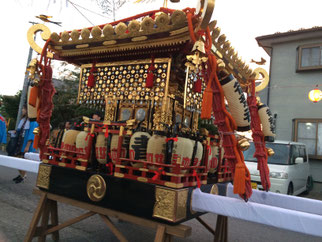 佐倉の秋祭り 大神輿写真