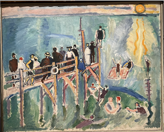Raoul Dufy, Sun Reflection in the Sea at Sainte-Adresse, 1906, Copenhagen, Statens Museum for Kunst.