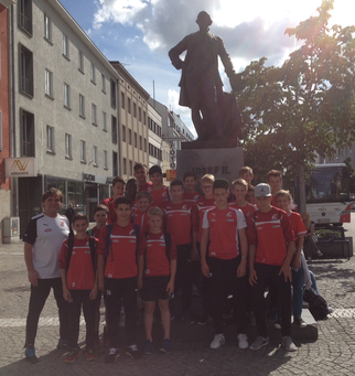 Die LAZ-Jungs beim Wels-Rundgang !