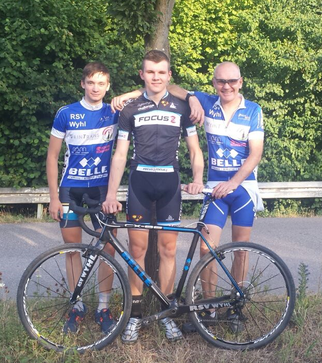 Joshua, Manuel und Gabriel beim Sommer Cross in FR 2015