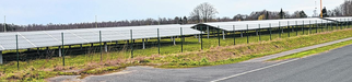 Im Camp Astrid haben sich nicht nur Unternehmen niedergelassen. Auch ein Solarpark wurde gebaut. Die Stadt sucht jetzt verstärkt nach weiteren Interessenten. Foto: D. Müller