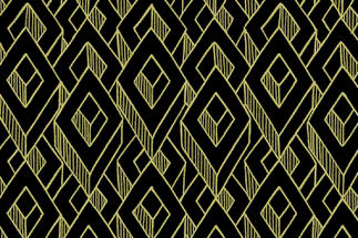 graphic style pattern, golden lozenge