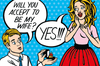 One Story: wedding invitation