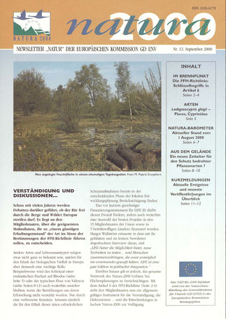 Generaldirektion Umwelt, Europäische Union, Newsletter, Der Zustand der Natur, BiHU,  