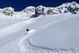 Freeride offpiste Lötschental Lauchernalp Wallis