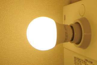 イケア製ＬＥＤ電球Ｅ２６座金