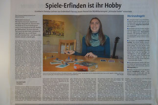 Zeitungsartikel, erschienen in der Waiblinger-Kreiszeitung am 8.1.2015