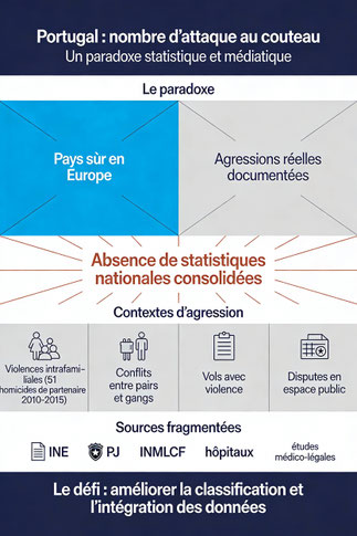 Portugal et les attaques au couteau - paradoxe statistique et contextes d'agression