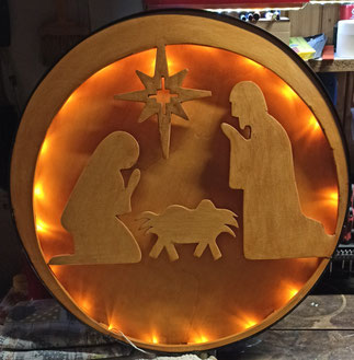 Presepe sagoma rotondo 2021