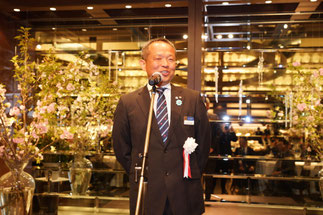 乾杯 稲澤信幸 相談役