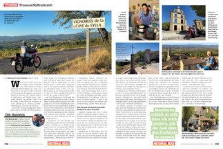Weinfelder bei Le Jonquier / Crêperie in Cucuron / Schlossruine La Tour d'Aigues / Dorf Montfuron / Balkonszene in Bonnieux / Straßentheater in Lourmarin