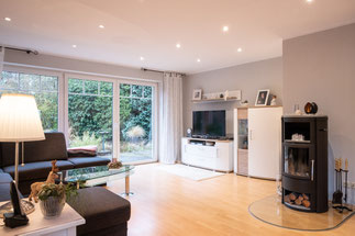 Immobilienfotos im Wohnzimmer