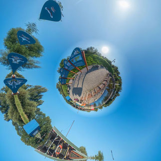 360° Bild als Tiny Earth