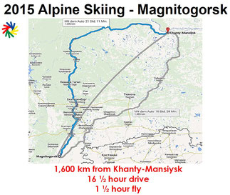 Map - Khanty Mansiysk - Bannoe/Magnitorosk